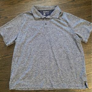 Reebok Heathered Gray Polo Shirt